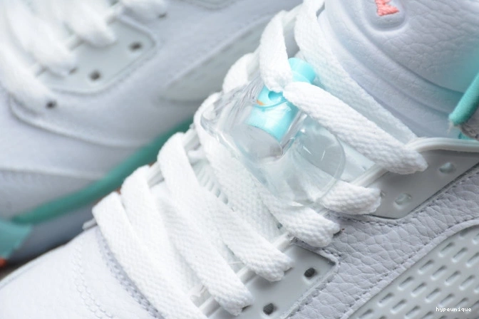 HYPE 440892-100 Light GS Air Jordan 5 Aqua 0701